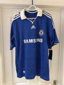 Chelsea 08/09 Signed Shirt with COA and tags. Terry, Lampard, Drogba etc. for sale on Ebay
