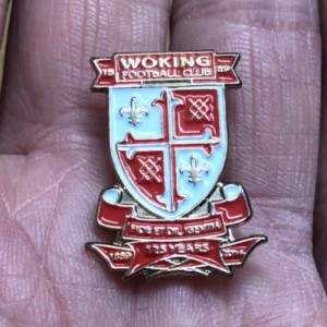 NON LEAGUE WOKING F.C. 125 YEARS ANNIVERSARY CREST ENAMEL PIN BADGE for sale on Ebay