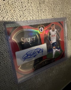 Panini 2024-25 Premier League Heung-Min Son Pitchside Signatures Red Tottenham  for sale on Ebay