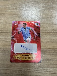 TOPPS FUGENZ UCC 2024/25 - Kevin De Bruyne Auto /5 Red Manchester City for sale on Ebay