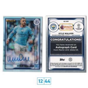 Kyle Walker Auto - 2022-23 Topps Merlin UEFA Club Competitions Manchester City for sale on Ebay