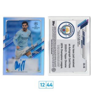 Ilkay Gundogan Auto - 2020-21 Topps Chrome UCL Chrome Manchester City for sale on Ebay