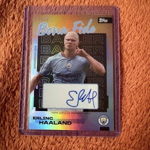 Erling Haaland Topps Trading Card Autograph /25 Manchester City 2025/26 for sale on Ebay
