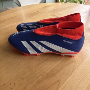 Adidas Unisex Predator Football Boots / Blue, white and orange  size 6 for sale on Ebay