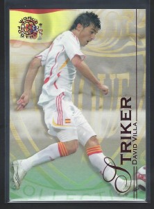 RARE 2008 FUTERA WORLD FOOTBALL -DAVID VILLA - SPAIN -L/E RUBY CARD /225 for sale on Ebay