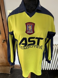 Aston Villa Football Club Goalkeeper Shirt Home 1997/8 Size M for sale on Ebay