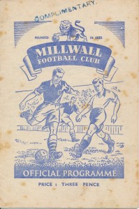 Millwall v Ipswich Town 1951/1952 - Football Programme for sale on Ebay
