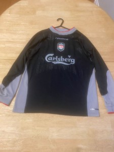 RARE Liverpool FC Home Goalkeeper Shirt Vintage Reebok Carlsberg 2002/2003 for sale on Ebay