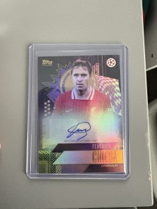 Federico Chiesa Auto Topps Gold 2024/25 Liverpool Premier League for sale on Ebay
