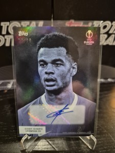 Topps Cody Gakpo Autograph /99 Liverpool FC UEFA Europa League Limited Edition for sale on Ebay