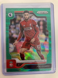 PANINI PREMIER LEAGUE PRIZM 2019-20 JOE GOMEZ LIVERPOOL GREEN WAVE . for sale on Ebay