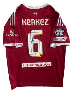 MILOS KERKEZ Hand Signed Liverpool 25/26 Home Shirt NEW STOCK full graph RARE for sale on Ebay