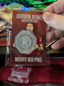 Liverpool FC small lot of 4  badges a rare metallic for sale on Ebay