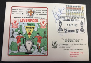 Kenny Dalglish signed Liverpool Commemorative Cover  v Hamburg S.V. 1977 for sale on Ebay