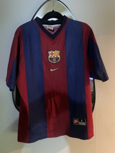 Original Authentic Nike Barcelona 1998/1999 Home Shirt Mens Small for sale on Ebay