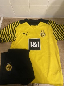 Borussia Dortmund Haaland Kids Football Kit  for sale on Ebay
