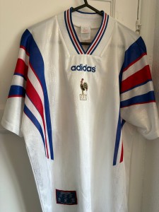 France Away Football Shirt Adidas White 1996 – Size Medium for sale on Ebay