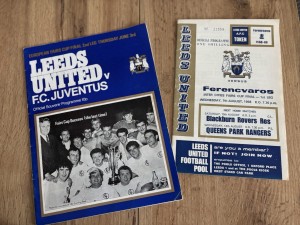 2 LEEDS UNITED UTD FAIRS CUP FINAL PROGRAMMES 1968 FERENCVAROS 1971 JUVENTUS  for sale on Ebay