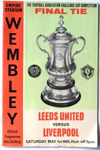 Leeds v Liverpool FA Cup Final 1965 for sale on Ebay