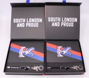 2x CRYSTAL PALACE FC Membership Box w/ Notepad, Pen, Keyring - CA8 for sale on Ebay