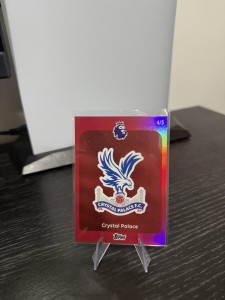 Topps Premier League 2025-2026 Crystal Palace Badge Red /5 - ULTRA RARE for sale on Ebay