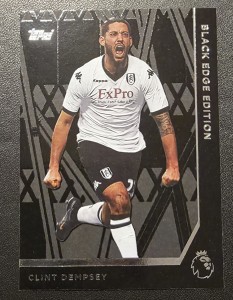 2025-26 Topps Premier League Clint Dempsey Black Edge Edition, Fulham, USMNT for sale on Ebay