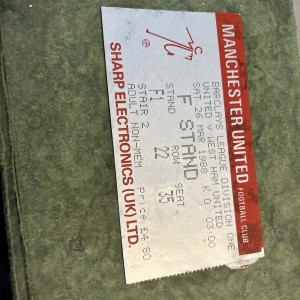 Manchester United v West Ham United Division One Ticket. 26/3/1988 for sale on Ebay