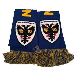 Bundle Of 2 AFC WIMBLEDON Football Scarves, Both New for sale on Ebay