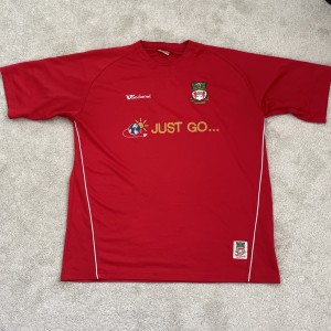 Mens Wrexham FC Football Shirt UK Size XL Home Kit 2004 2005 Vandanel for sale on Ebay