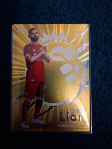 Topps Premier League 2025/2026 Mohamed Salah Gold Lion Insert Liverpool FC for sale on Ebay