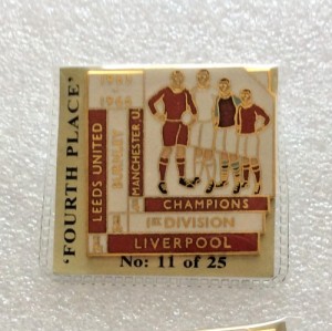 Liverpool F.C. 1st Division Champions 1965-66 Top Four Finishers Badge for sale on Ebay