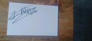 IBRAHIM RABBAJ - CHELSEA  - HAND  SIGNED WHITE CARD for sale on Ebay