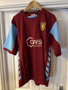 Aston Villa Football Shirt Size M for sale on Ebay