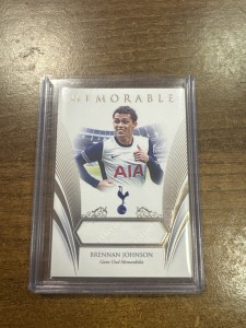 Brennan Johnson Game-Used Patch /25 Tottenham Hotspur FUTERA MEMORABLE for sale on Ebay