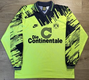 ORIGINAL BORUSSIA DORTMUND 1993/94 Home Football Shirt XXL NIKE VGC Rare for sale on Ebay