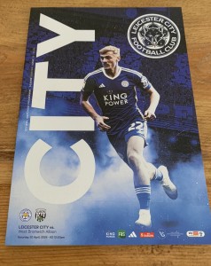 Leicester City v West Bromwich Albion 20 April 2024 Programme for sale on Ebay