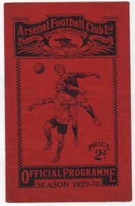 PRE WAR ARSENAL V BLACKBURN ROVERS 1929-30 LEAGUE DIV ONE MARCH 29TH 1930 for sale on Ebay