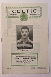 Celtic v Partick Thistle 17th April 1965 for sale on Ebay