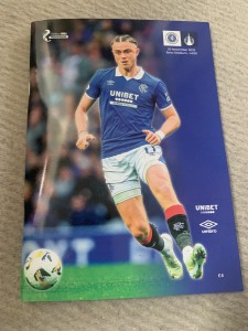 RANGERS  v   FALKIRK   SCOTTISH  PREMIERSHIP  PROGRAMME   30/11/2025 for sale on Ebay