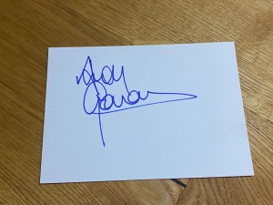Signed - Andy Goram  (Former Scotland/Rangers/Hibernian/ Oldham  Goalkeeper) for sale on Ebay