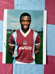 LEROY ROSENIOR. WEST HAM UTD. SIGNED. 8X10 INCH PHOTO. for sale on Ebay