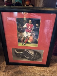 Certified Signed Football Boot Jose Antonio Reyes Spanish Football Arsenal for sale on Ebay
