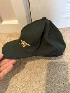 Adidas Arsenal Baseball Cap 22/23 Black & Gold PLAYER ISSUE for sale on Ebay