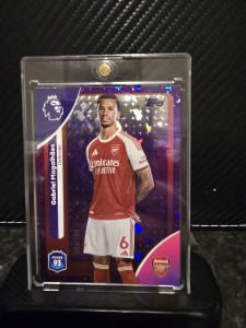 Topps 2026 Premier League Arsenal Gabriel Purple Parallel Numbered Card /199 for sale on Ebay
