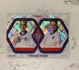 Panini Eternity Lionesses Twogether Alessia Russo Ella Toone /10 England Arsenal for sale on Ebay
