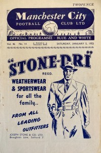 Manchester City v Derby County Div 1 1951/52 for sale on Ebay