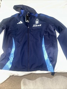 Adidas Nottingham Forest Rain Jacket New Sz Medium Rrp £80 for sale on Ebay