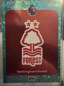 Topps Premier League 2026 Nottingham Forest Badge /499 for sale on Ebay