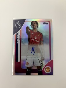 Topps Premier League 2026 Manchester United Auto and Numbered Cards for sale on Ebay