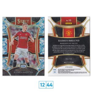 Rasmus Hojlund Winter Camo Prizm /99 2023 Select FIFA  Manchester united for sale on Ebay